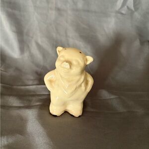Cream Ceramic Bear Figurine